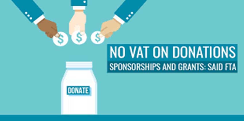 5 No Vat on donations
